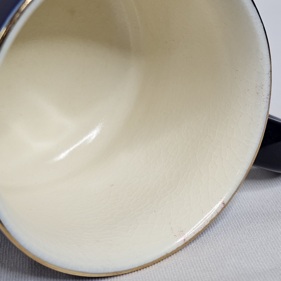 Tennessee Coffee Mug Cup Blue & Gold Trim State Capital Map Mockingbird Expresso - Picture 7 of 7